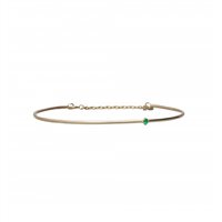 Bracciale Rubinia Donna in Oro giallo Smeraldo 0.02 Ct BR355GSM-M - BR355GSM-L